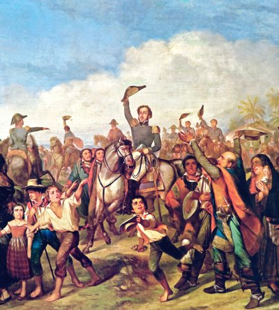 The Proclamation of Independence by Francois Rene Moreau
